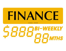 Load image into Gallery viewer, CUSTOM FINANCING OFFER - WINDSHIELD STICKER