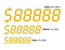 Load image into Gallery viewer, LCD - WINDSHIELD PRICE STICKER
