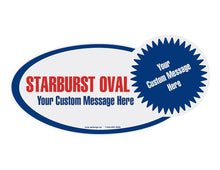 Load image into Gallery viewer, Starburst Oval - Customized